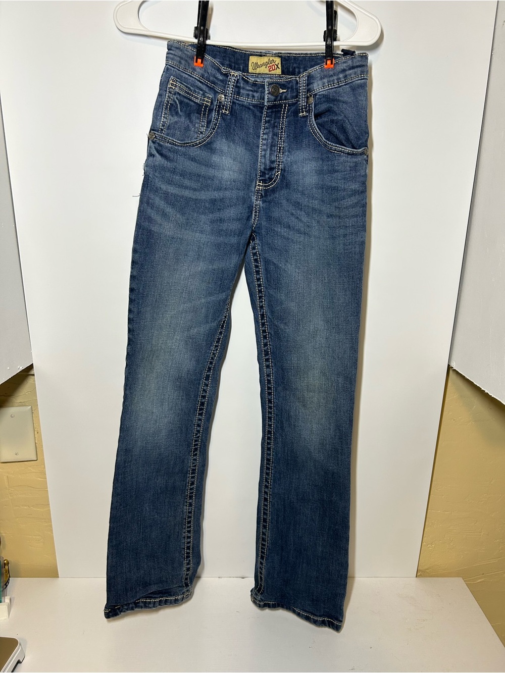 Wrangler 20X youth Blue Straight-Leg Jeans